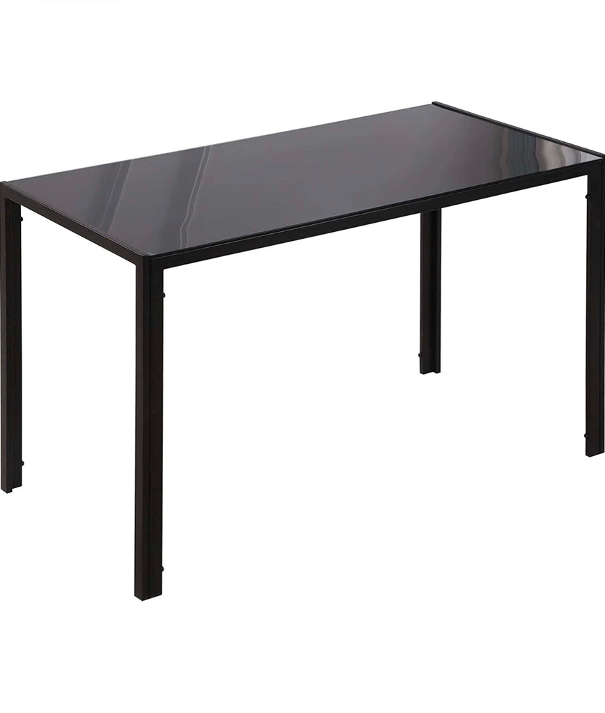 RAMSUN Black Glass Dining Table